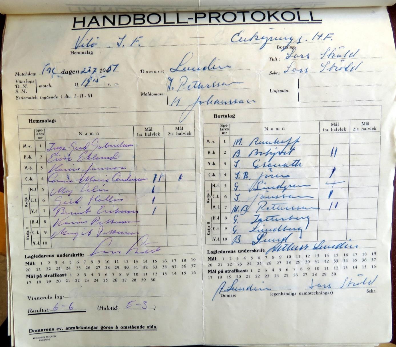 Söndagen den 22 juli 1951 kl 19.