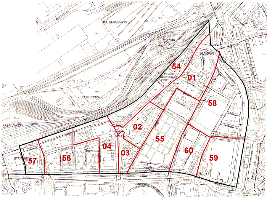 5 Statistikområden Göteborgs kommun är indelad i statistikområden, där bl a uppgifter från folk- och bostadsräkningarna samt bilinnehav finns registrerade. Aktuellt område tillhör huvudområde 117.