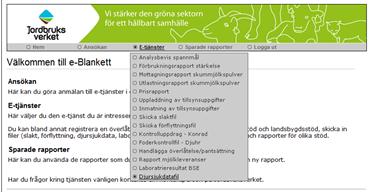 2.3 Skicka djursjukdatafil När du har kommit till denna sida för du markören