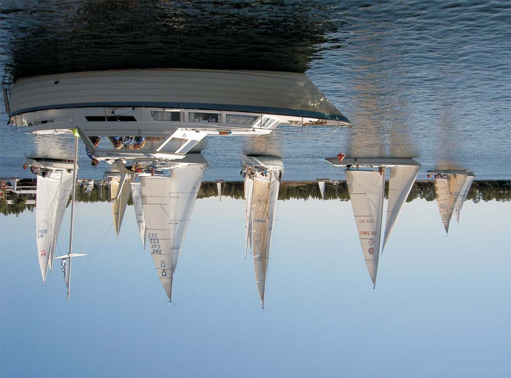 Fjolårets regatta badade i sol och vi kunde dubblera antalet startande i Ulvöregattan.