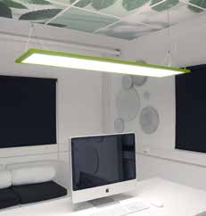 LEDinno-panel UPnDOWN Produkt Storlek Färg LED styrka (W) LED LED mängd LEDinno UPnDOWN 300x1200mm Vit/svart Andra färger på begäran.