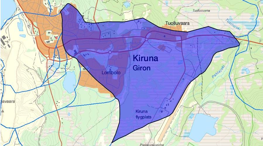 8 Vattenmiljö Planområdet ligger inom delavrinningsområde ovan Pahtajoki (SE753422-168968) och huvudavrinningsområde Torneälven. Delavrinningsområde Ovan Pahtajoki.