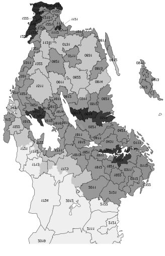 40 Karta över södra