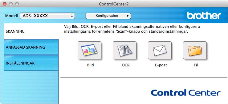 Testskanning (skanna till PDF) e Klicka på OK. Skannade data sparas i PDFformat. Slutförd Testskanningen är nu slutförd.