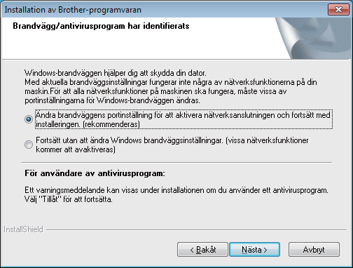 För användare av trådlöst nätverksgränssnitt 5 Installera med dvd-skivan och en USBkabel (Windows och Macintosh) För Macintosh-användare: För Macintosh-installation sätter du i dvd-skivan i din
