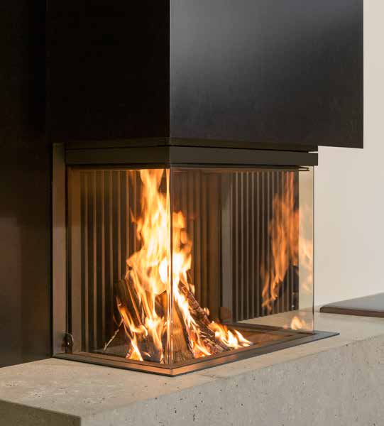 Kal-fire Heat Pure 45 Insats för frimurning - Eldstadsinredning, svart stållamell 2.100 kr - Eldstadsinredning, design inredning 4.300 kr - Inbyggnadsset för konvektionsluft** 5.