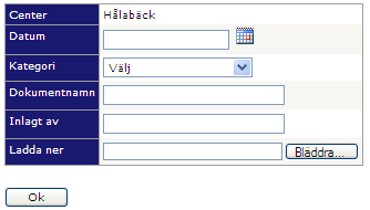 Gårdens dokument Under Gårdens dokument kan du ladda upp dokument som bara din verksamhet kan se och ladda ned.