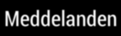 Meddelanden Meddelanden med information från KEKS är det första du ser när du loggat in. Detta för att ingen skall missa aktuell information.
