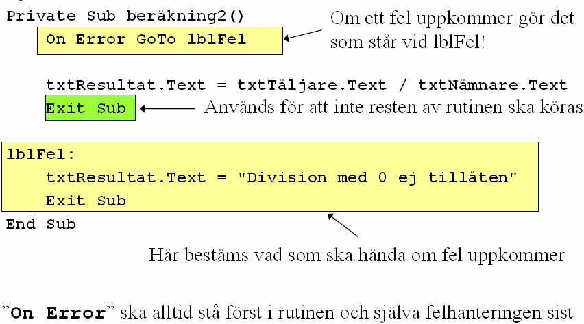 - Orden i en följd trots att Print-satserna är på olika rader picout.print Hej ; picout.