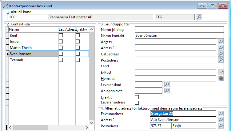 Orderhantering Rättningar SQL. Vid delfakturering av order där inte första raden fakturerades kunde denna ändå gå med i delfaktureringen.