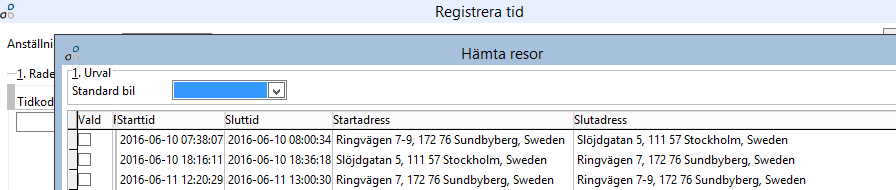 Tid/Lön Integration med Automile Entré har nu integration med elektronisk körjournal från företaget Automile, se 