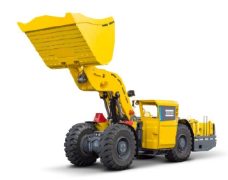 Figur 5 Atlas Copco Scooptram ST7 Battery, batteridriven hjullastare (Atlas Copco, 2016) 2.
