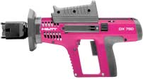 DX750 bultpistol med magasin DX750 bultpistol standard Tekniska data: Vikt: Längd: Spikprogram: Magasinkapacitet: Patroner: 4,0 kg 446 mm ENP2-21L15MX, ENPH2-21L15MX, ENP2K-20L15MX 10 st 6,8/18M;