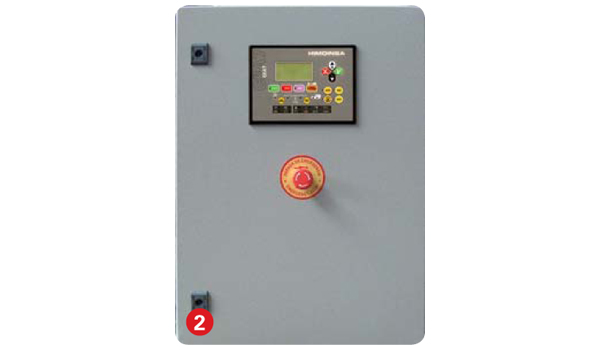 KONTROLLPANELSMODELL M0 M0 Elektrisk panel (Modell TZ32). AC5 Automatisk nätbortfallskontrollpanel.
