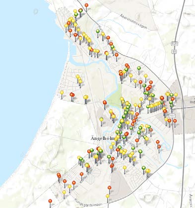 Inventering av större cykelstråk i Ängelholms tätort är