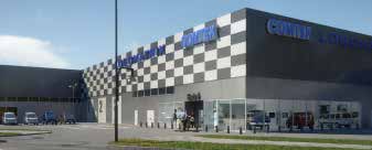 INVESTERINGAR Varpen 11 i Huddinge LÄGE: Smista-området i Huddinge YTA: 7 060 kvm bilhandel TIDPLAN: Färdigställt kvartal 4, 2017 INVESTERING: 162 Mkr CERTIFIERING: Miljöbyggnad nivå Silver Sedan