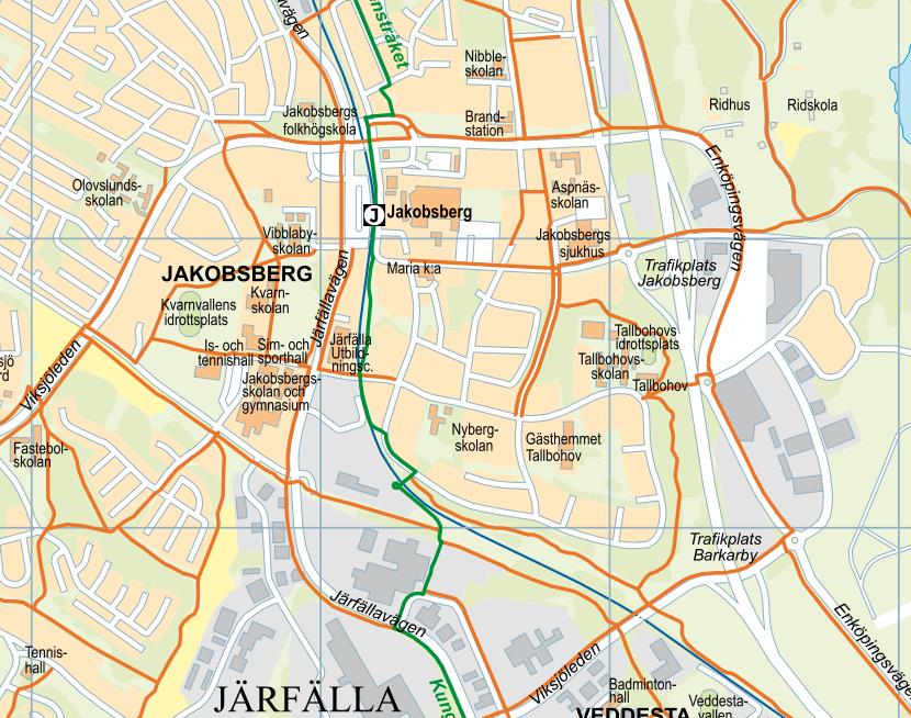 L:\5645\2015\10208413\3_Dokument\36_PM\.docx 2.2 Kollektivtrafik Bussar i linjetrafik trafikerar samtliga större kringliggande vägar. Norr om området som ska bebyggas går det idag en servicebuss.