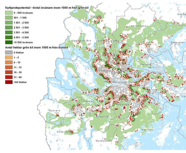 Uppföljning av RUFS 2010- indikatorer Mål - Människor i Regionen har god tillgång till tätortsnära