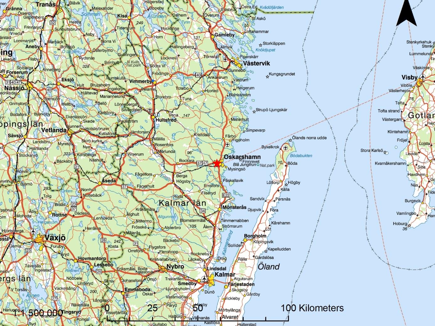 Bakgrund Oskarshamns Energi AB har grävt för fjärrvärme i området mellan sjukhuset och väg E22. Vid arbetet lades schaktmassor på en grav (Döderhult 68:1).
