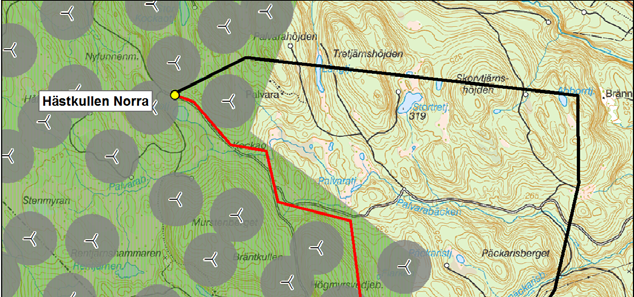 3.6 Infrastruktur 3.6.1 Beskrivning Den planerade sträckningen för ledningen passerar flertalet skogsbilvägar. Inga vägar eller järnvägar av riksintresse berörs av sträckningen.