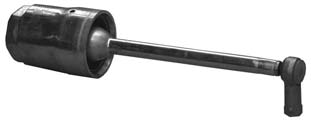 . 33 306 Fjädringselement Uppgift: Förhindra skador på lastkännande reglerventil respektive automatisk bromskraftsregulator.