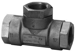 . 3 08 Fördelarventil Uppgift: Växelvis på- och avluftning av en ledning, som kan styras av två olika ledningar eller kretsar.