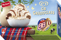 VARSEGO 2012 DESSERTGLASS VARSEGO 2012 SKOPGLASS Varför du skall välja skopglass från GB Glace: GB Glace är det mest innovativa och framgångsrika varumärket när det gäller både smaker och utseende.