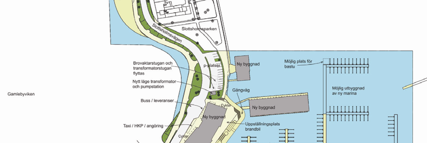 BC GÅGATA WV 1 WC WBC Huvudbyggnaden inom Slottsholmen 1 som placeras på platsen för befintlig restaurangbyggnad, Slottsholmsrestaurangen, avses inrymma publik verksamhet med restauranger, butiker