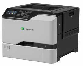 Lexmark CS720/ CS725-serierna CS720/CS725-serierna har egenskaper som ger utmärkt utskriftskvalitet, hög säkerhet och integrering till Lexmarks smarta skrivarekosystem, allt i en enkel och intuitiv