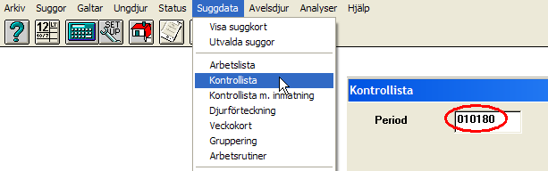 2 1. Att göra när suggorna anlänt Inläsning av fil Filer som innehåller suggkort kan ha olika namn, den som skapar filen hittar på namnet själv. Men den heter alltid "pwx" i "efternamn", t.ex.