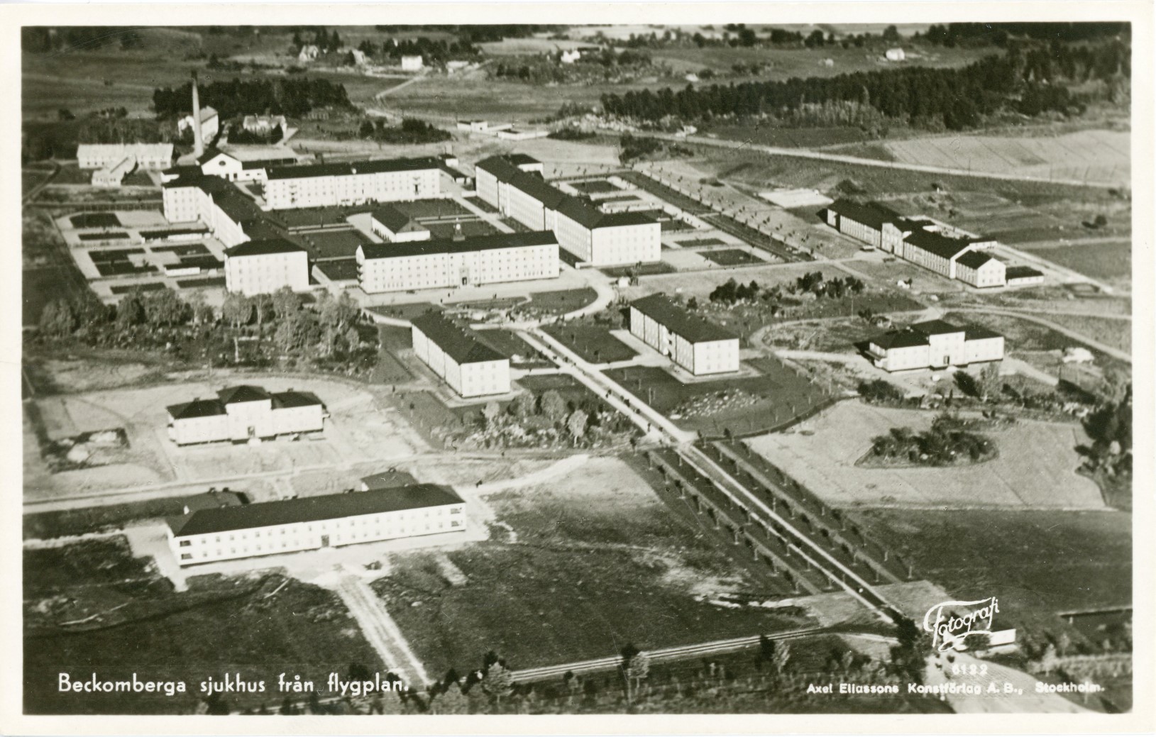 Beckomberga sjukhus Beckomberga sjukhus i västra Stockholm, var i mitten av 1900-talet ett av Europas - och Sveriges genom tiderna största - mentalsjukhus med 2 000 patienter.