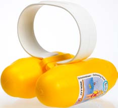 BOCCIA PLAST 8 stycken klot med väska. Brädgunga i plast Komplett med rep.