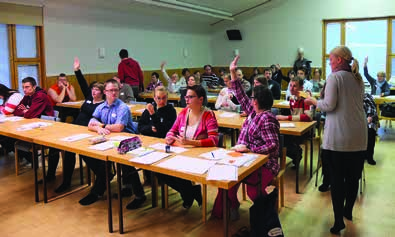 10 Bättre förberedd för flytt Projektet Skräddarsydd boendeservice har under det andra verksamhetsåret kommit i gång med fart. Under året ordnades flera kurser och två större seminarier.