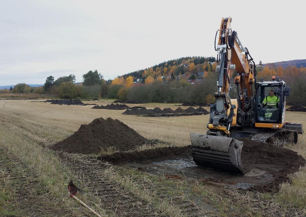 Metod Registreringen på Nestvold Ö utfördes genom maskinell schaktning. Vid schaktning avlägsnas matjorden varpå strukturer kan påvisas i undergrunden.