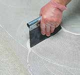 Aquacol T Lösningsmedelsfritt, ultrasnabbt dispersionslim med mycket låga emissionsvärden för limning av textilier och linoleum.