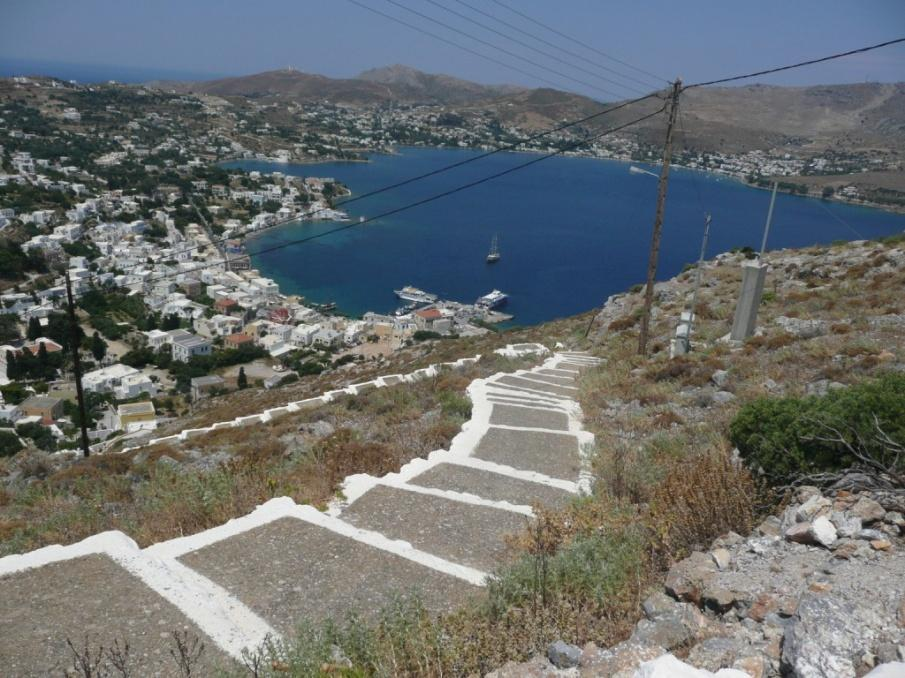 Leros har ett intressant War l museum i en tunnel som gjordes av Italien på 30 talet, här fick vi en beskrivning av deras krigshistoria, dom har varit med om mycke här under åren!
