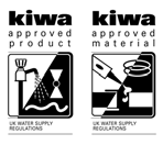 Materialspecifikationer och standarder Alla MaxiFit produkter är konstruerade och tillverkade enligt BS EN ISO 9001, och har testats enligt kraven från UK Water Regulations Advisory Scheme och