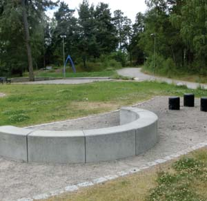 Den övre cirkeln innehåller idag bland annat en