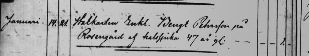 Mårten f. 19 juli, 1836 Helena Botilla f. 2 november, 1833 i W:Skrefl. GID 1419.31.