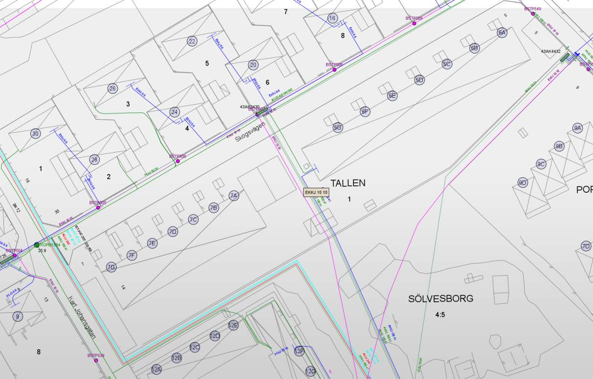 5(6) YTTRANDE FRÅN KOMMUNALA NÄMNDER, BOLAG M.FL. Tekniska avdelningen Tekniska avdelningen har för samråd erhållit detaljplaneförslag för Tallen 1.