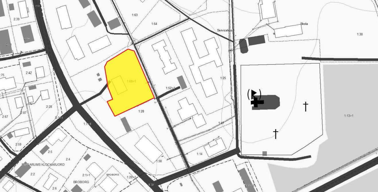 Granskningshandling Tillägg till detaljplan för PRÄSTGÅRDEN 1:28 m.