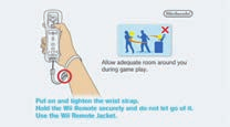 Uppdatera Wii-menyn När du sätter in skivan i Wii-konsolen för första gången kontrollerar konsolen att du har den senaste versionen av Wii-menyn.