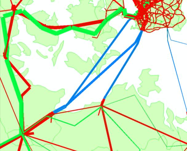 föreskrifterna kring kör- och vilotider påverkar valet av färjerutt.