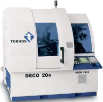 alla fronter Produkter som TORNOS kommer attpresentera på EMO: EMO 2005 Enspindliga: DECO 8sp: DECO 13a: DECO 20a: DECO 20s: Den mest exakta maskinen som finns på marknaden bearbetning till inom ± 1µ!