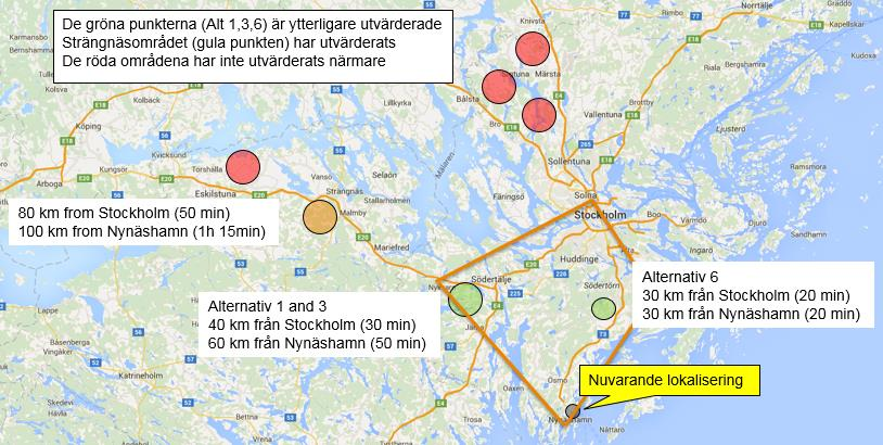 7 Alternativbeskrivning 7.1 Nollalternativ Om inte den sökta verksamheten kommer till stånd kommer tillverkningen av smörjoljor att ske vid någon av Fuchs befintliga anläggningar i Europa.