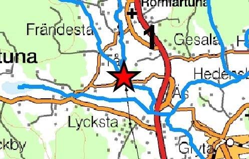 samtliga provlokaler redovisas i bilaga 1. 2.1.1 Lokal 1 Kvarnbrobäcken-Kvarnbro Lokal 1 var belägen i Kvarnbrobäcken, på den plats där bottenfaunaundersökningar genomfördes 1994.