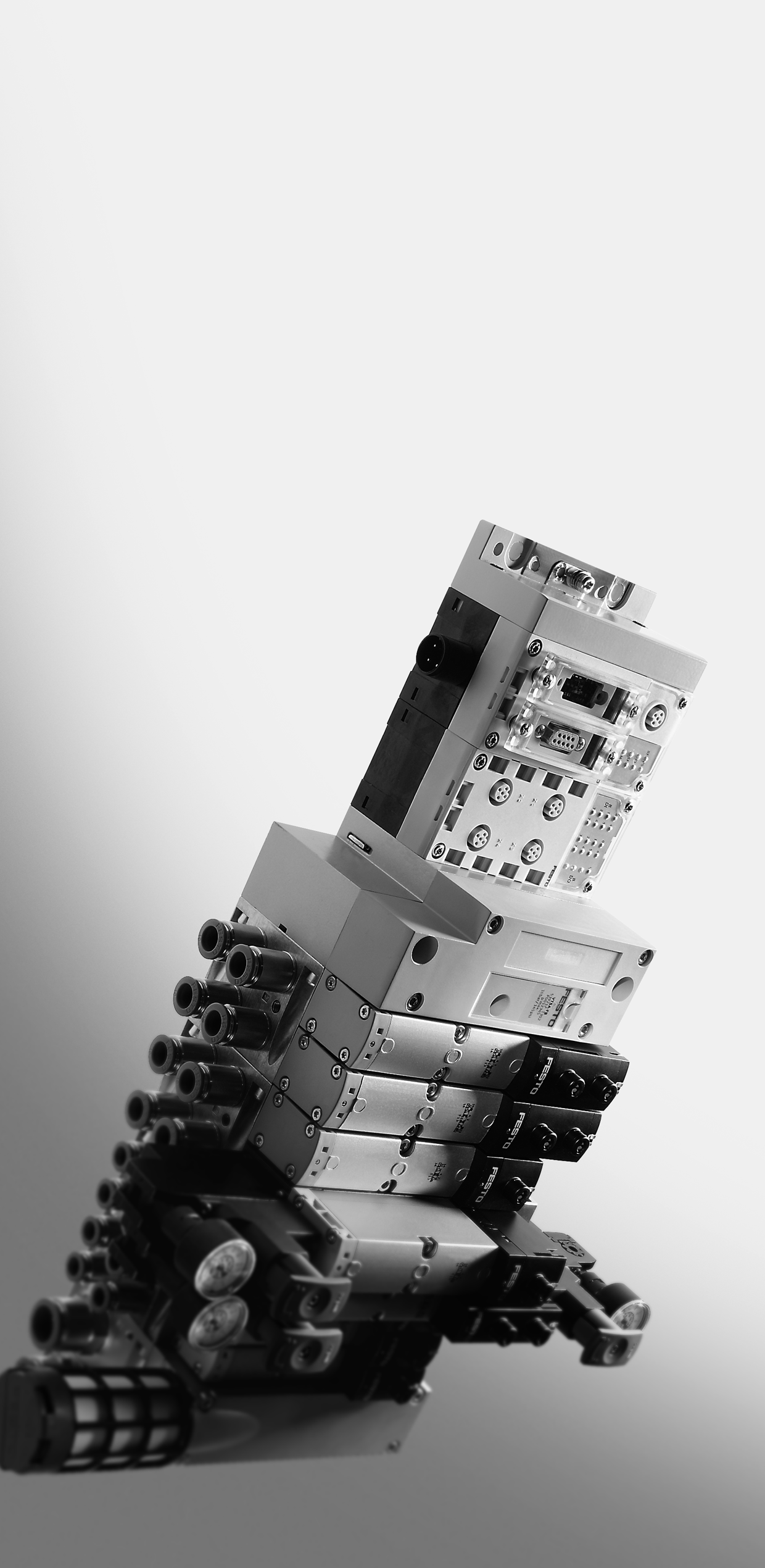 Ventilterminaler VTSA / VTSA F Beskrivning Pneumatik VTSA Ventilterminal med VTSA pneumatik Typ VTSA