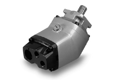 Allmänt Tvåflödespump serie F2 Serie F2 är en vidareutveckling av tvåflödesvarianten av serie F1, världens första lastbilspump av bent axis-typ.