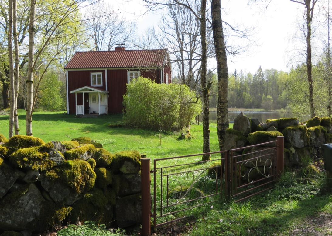 Risingen 1:7 Risingen 1:9 med traditionell mangårdsbyggnad i form av sk enkelstuga.