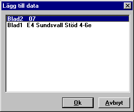 Välj först vilket djupintervall som skall justeras, hela kolumnen, den överst markerade raden samt de efterföljande eller de markerade raderna.